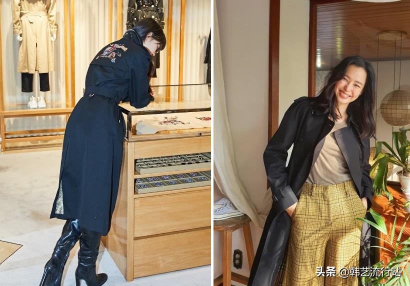 韩国风衣穿搭高级感,韩国风衣配什么衣服好看