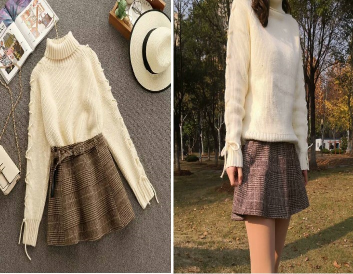 女生穿什么毛衣百搭,女人冬天穿什么毛衣好看