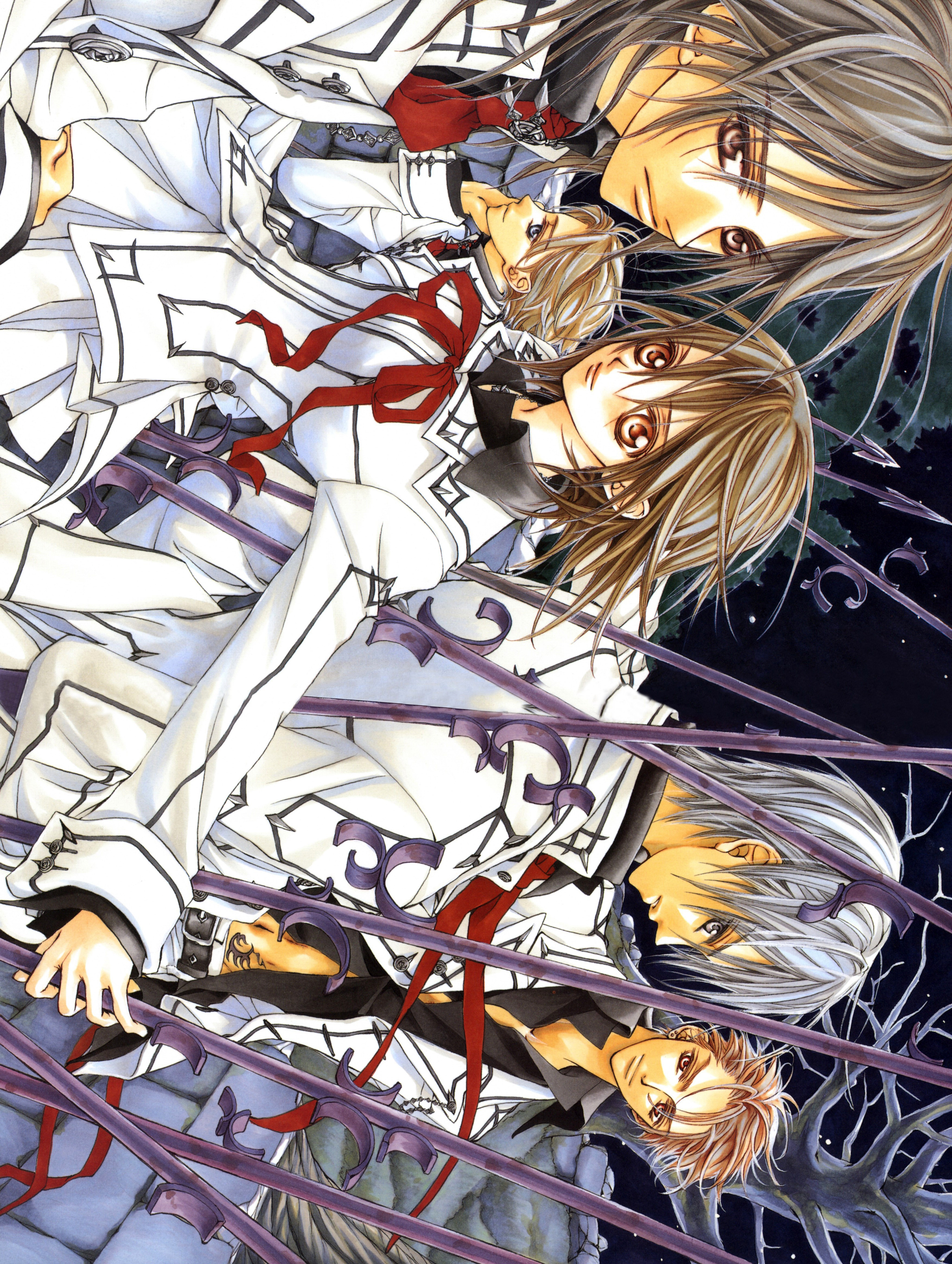 有关帅气吸血鬼的漫画图片,画风超精致的日本吸血鬼漫画