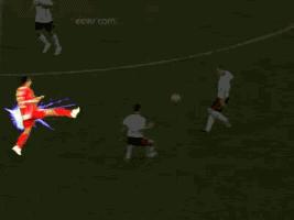 足球搞笑gif动图,足球场上的搞笑进球视频