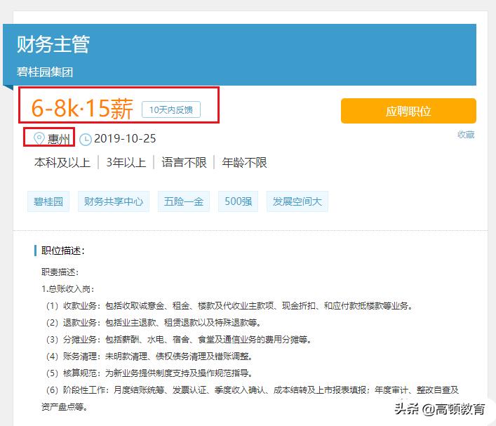 房地产会计薪资曝光,起薪令人羡慕