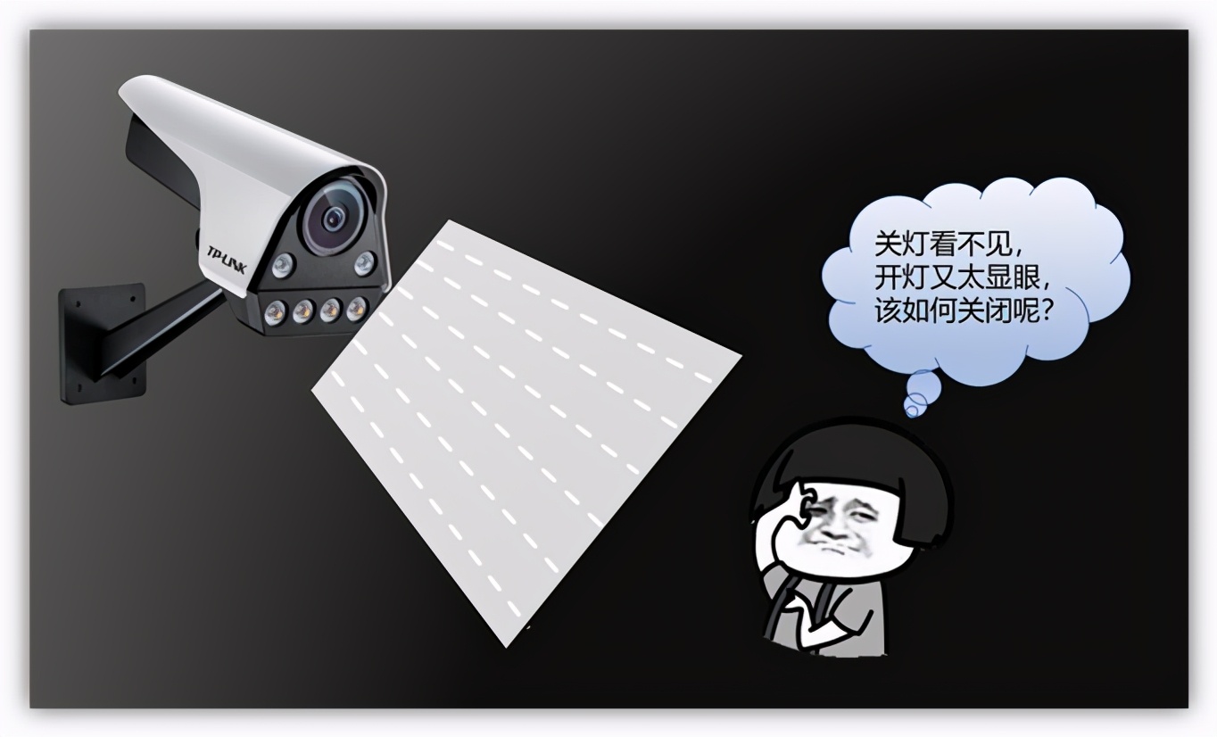 安装的摄像头夜间一直亮灯怎么办,摄像头设置夜晚有人亮灯