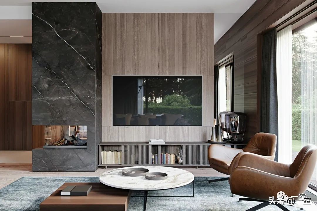 梁志天唐忠汉排名,现代风背景墙作品