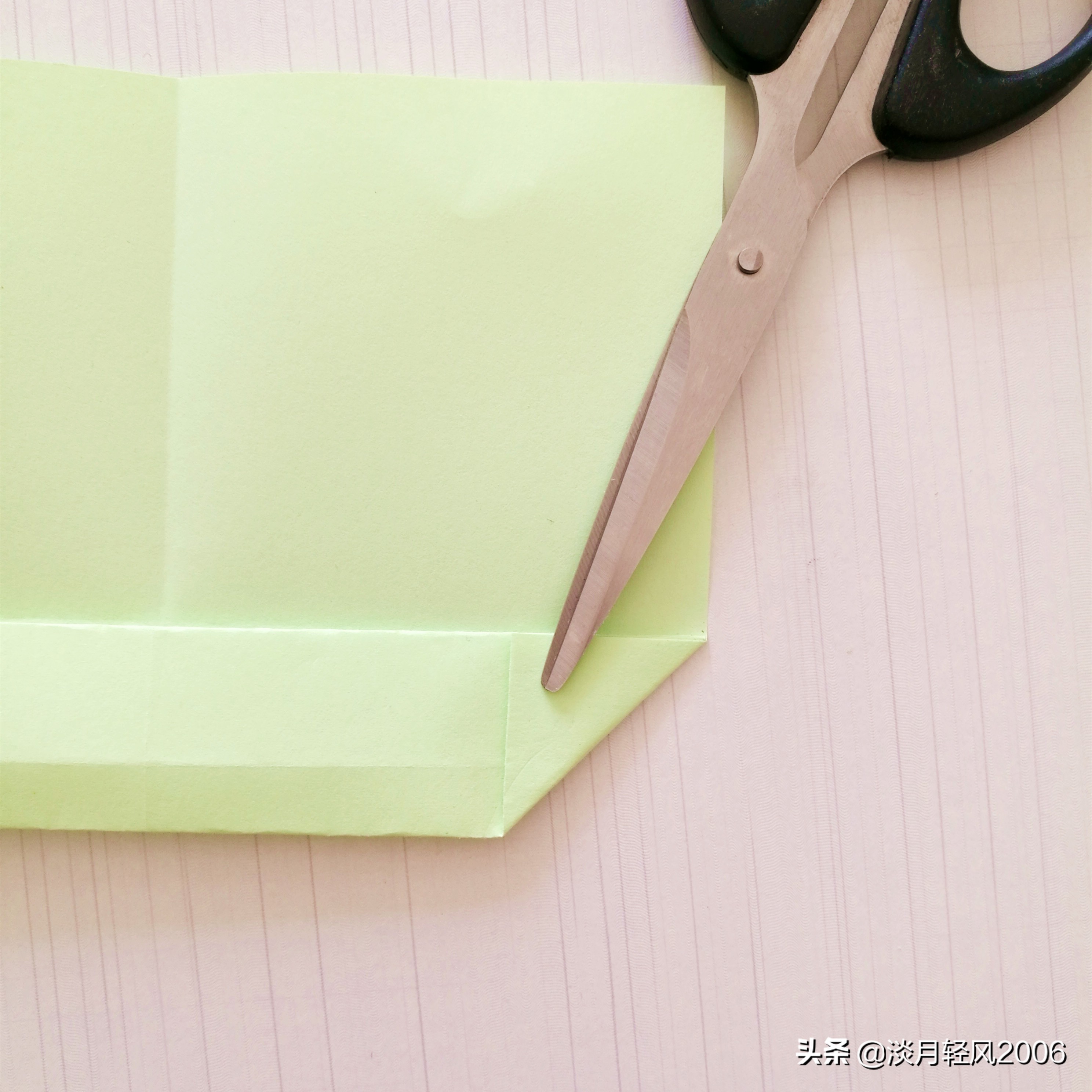 信封折纸正方形,简单信封的手工折法幼儿园