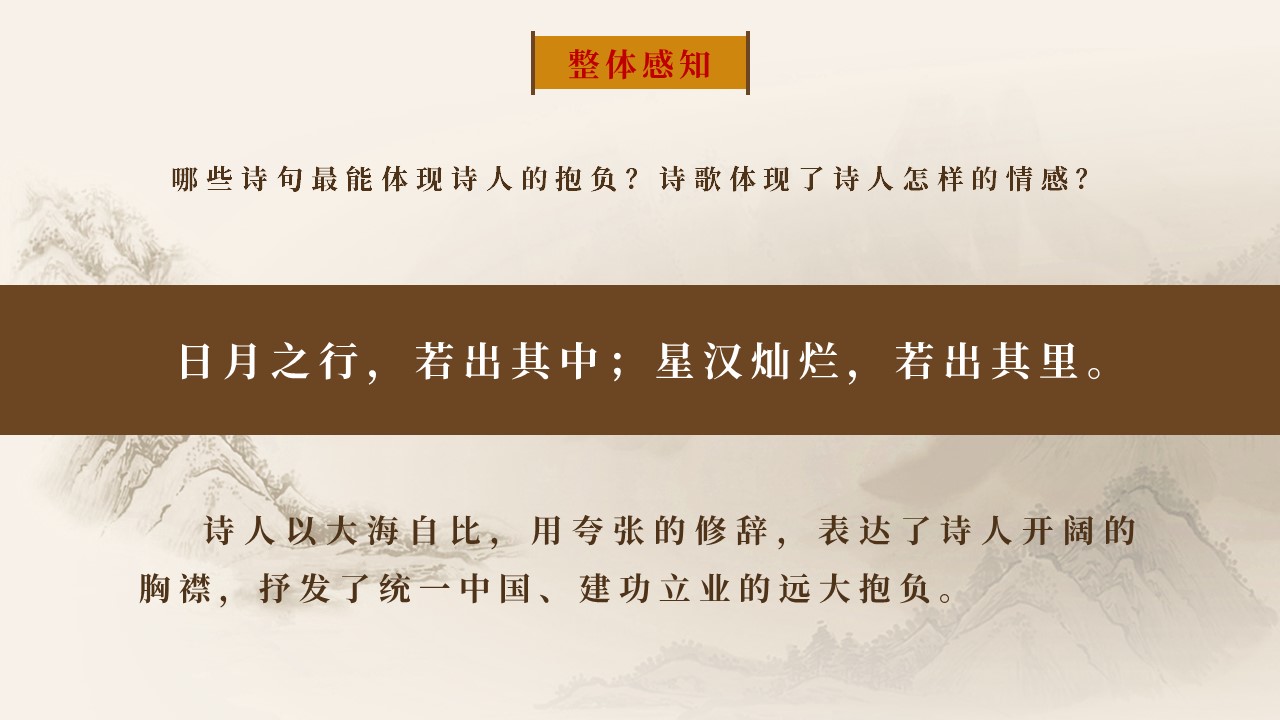 观沧海曹操写作背景及故事,曹操观沧海赏析题及答案