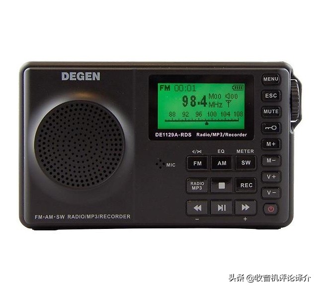 用电台收听广播,用喇叭收听广播