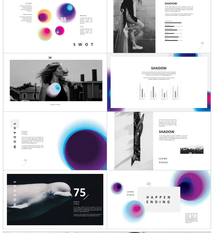 400套精简室内设计ppt,高大上的ppt设计图