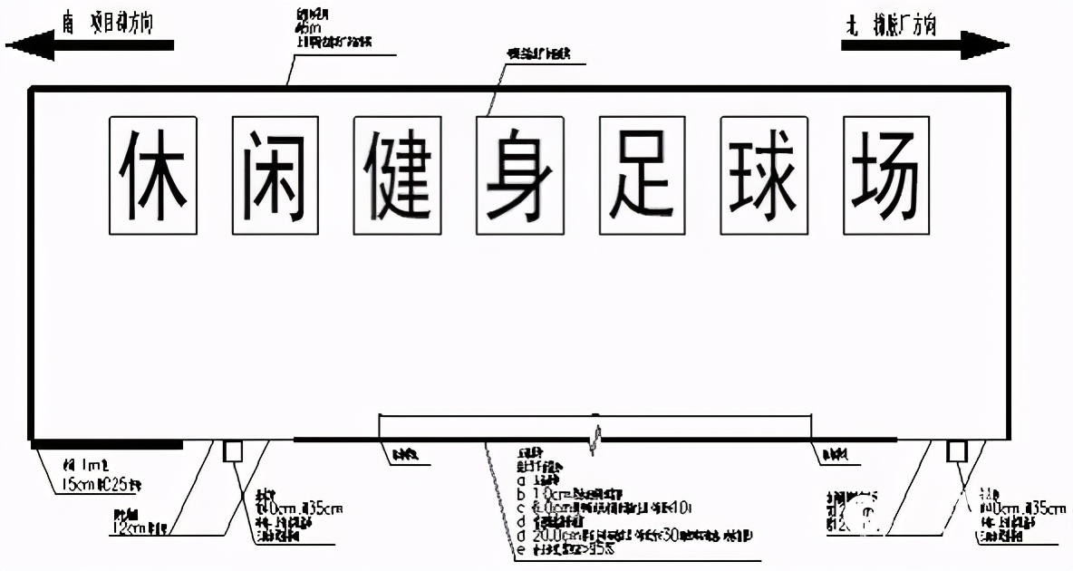新建8人制足球场,新建11人制标准足球场