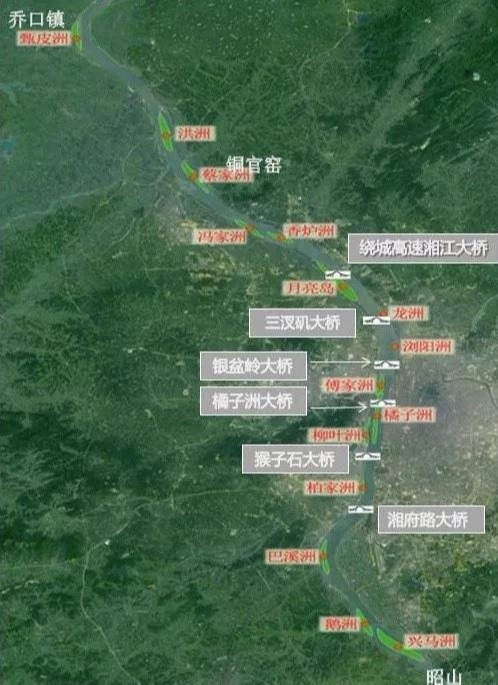 类似于橘子洲的江心洲有哪些,南京江心洲长沙橘子洲