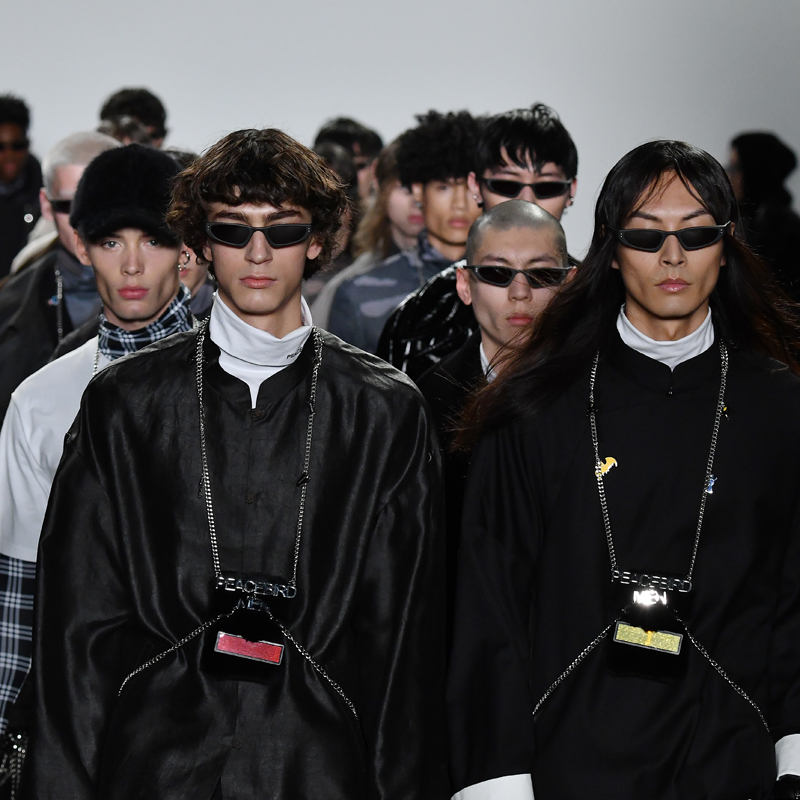 太平鸟穿搭男装,纽约时装周中国