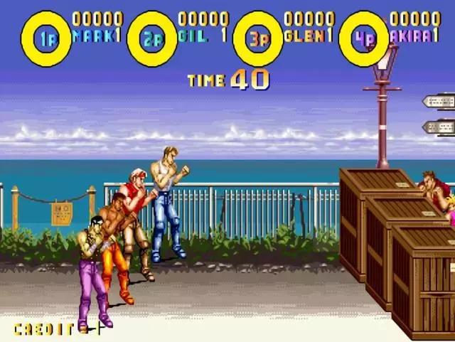 那些可以四人玩的街机游戏，不怕虎一样的敌人