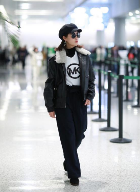 蓝盈莹的穿搭品味不输时尚博主,蓝盈莹同款梨花烫穿搭