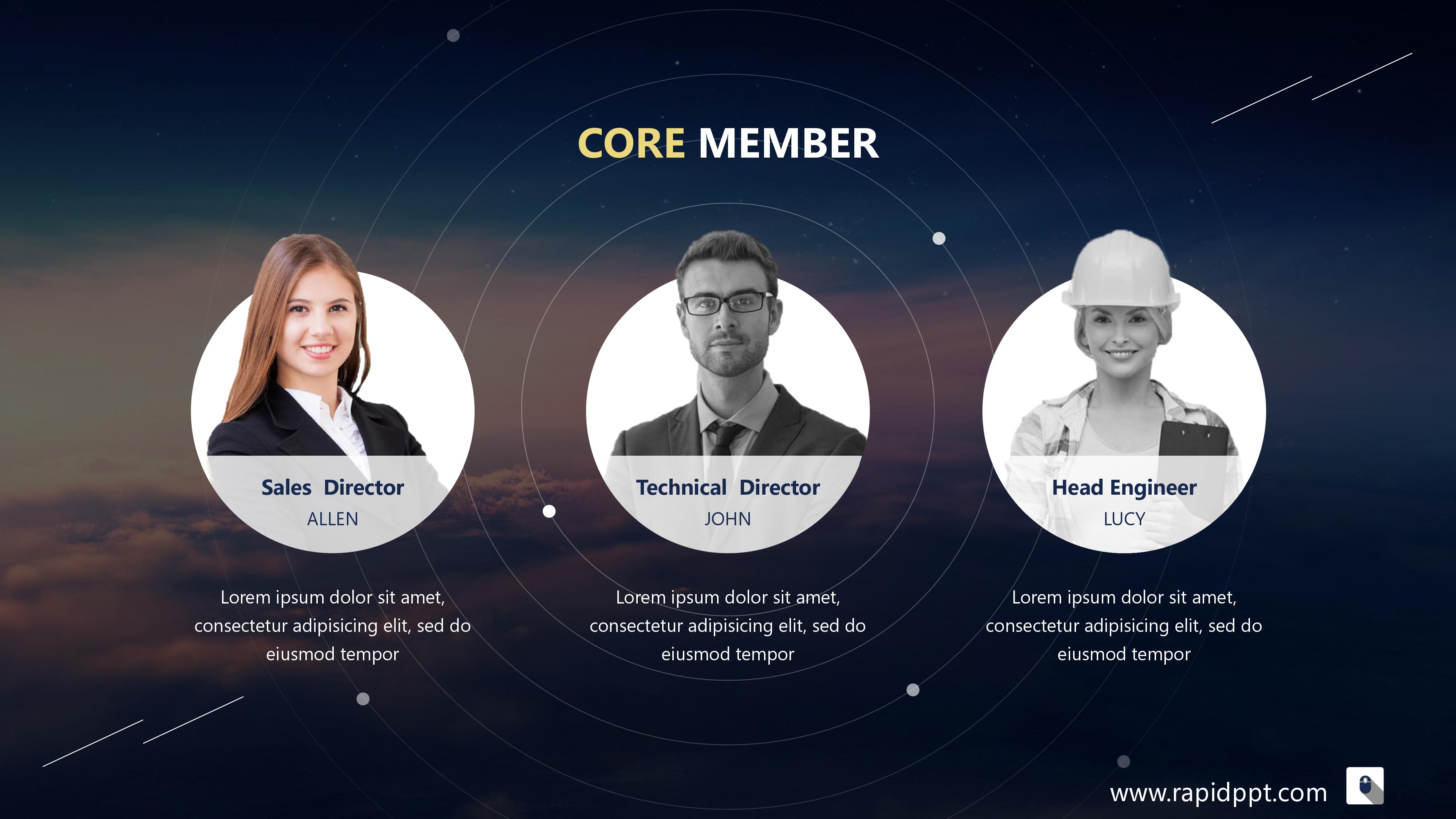 高端大气商业ppt模板图片,灰色商务风格企业宣传介绍ppt模板