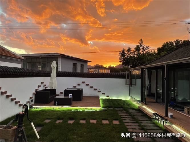 老四合院翻新改造民宿,京郊小院改造北京四合院