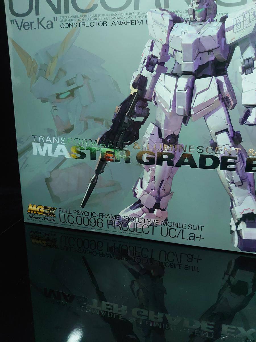 mgex独角兽高达测评,万代限定重炮高达mg开箱