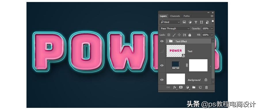 ps发光字体,ps内发光效果怎么做