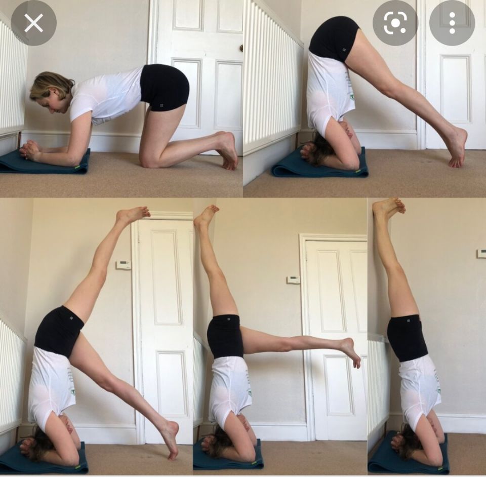 瑜伽头倒立的标准做法,瑜伽头倒立发力点在哪