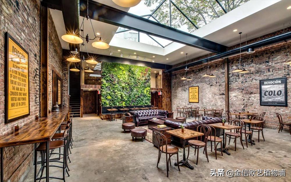 咖啡厅复古壁挂墙设计图,露天咖啡厅设计说明