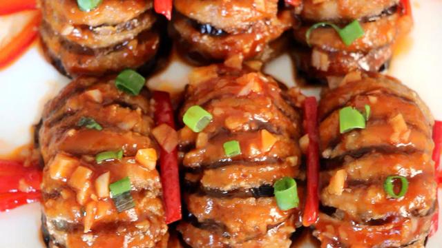 茄子灯笼正确做法,茄子做的大红灯笼