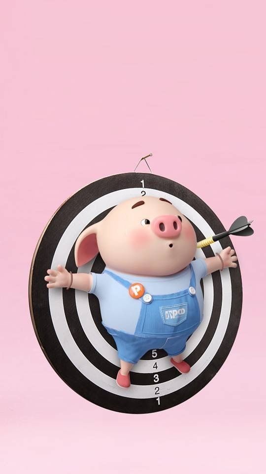 手机壁纸可爱猪猪,可爱情侣猪猪图片高清壁纸