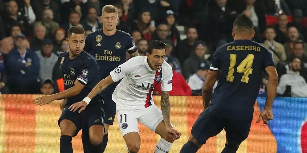 巴黎对皇马图片,巴黎主场对那不勒斯