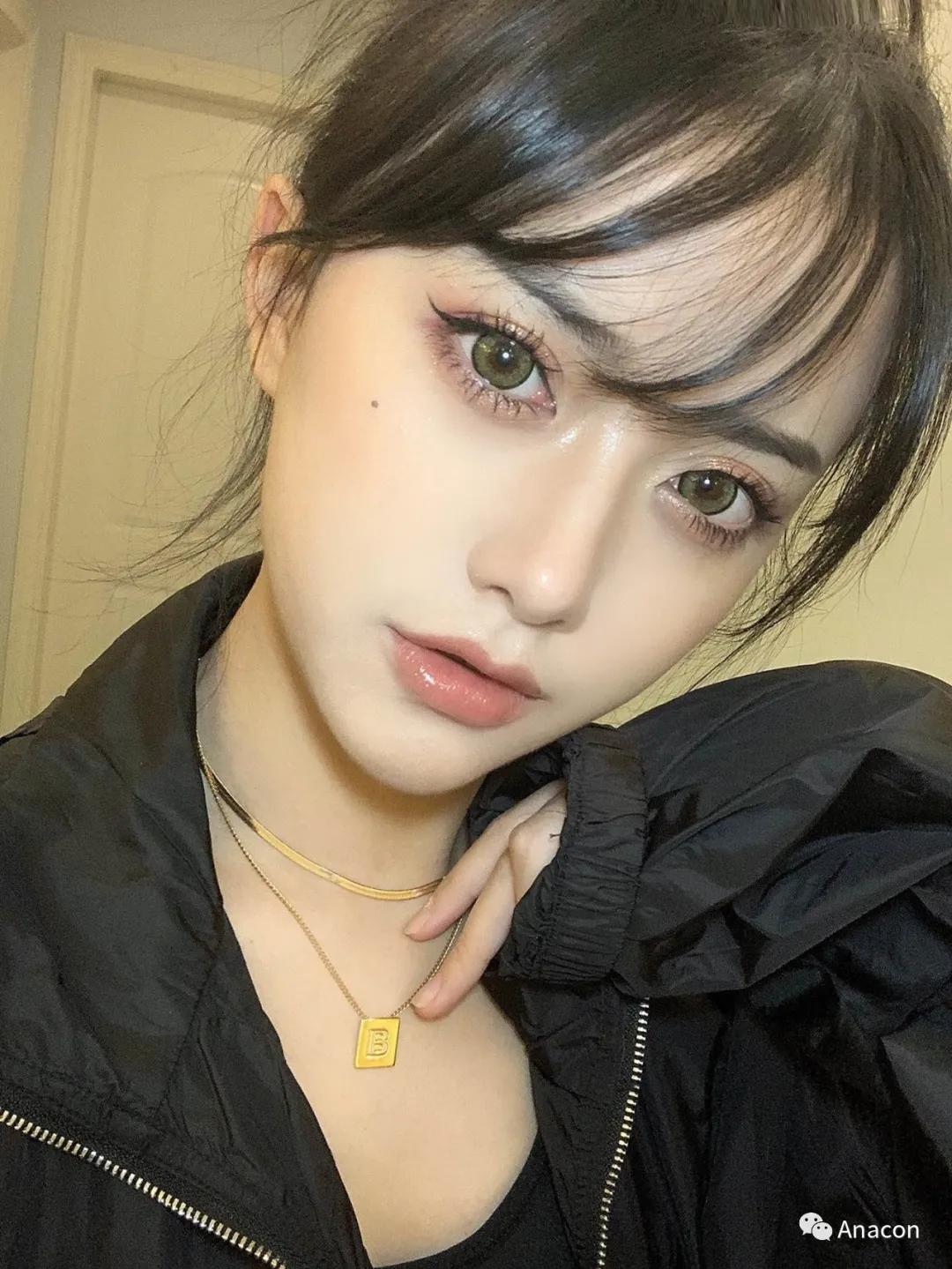 年抛美瞳大直径推荐店铺,moonenleen美瞳银霜灰