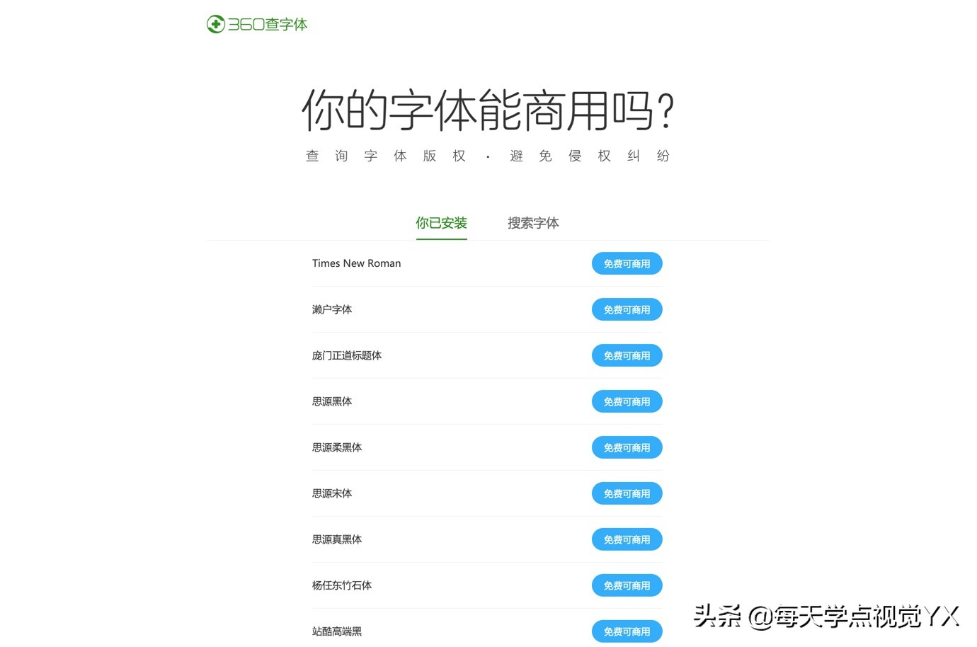 常见的六种不侵犯版权的字体,字体版权保护是否有必要申请