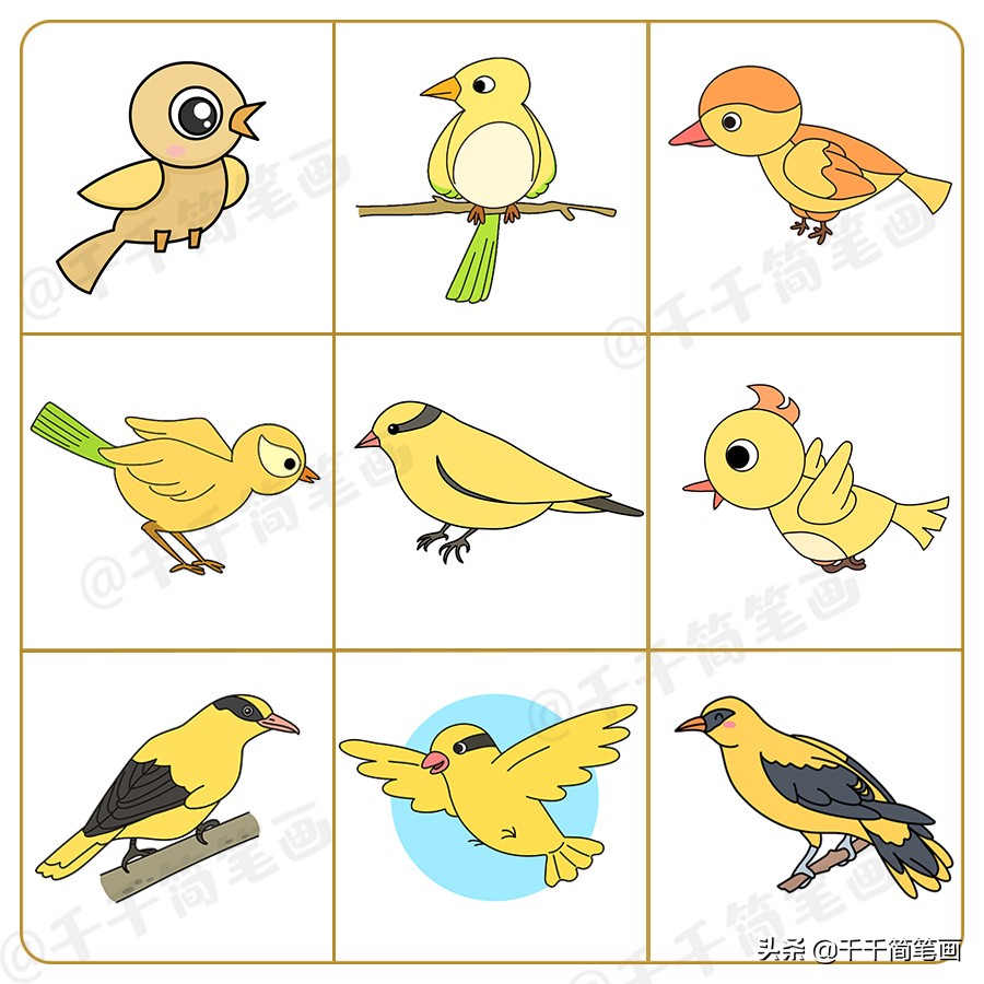 幼儿2-3岁简笔动物画,亲子小动物简笔画图片