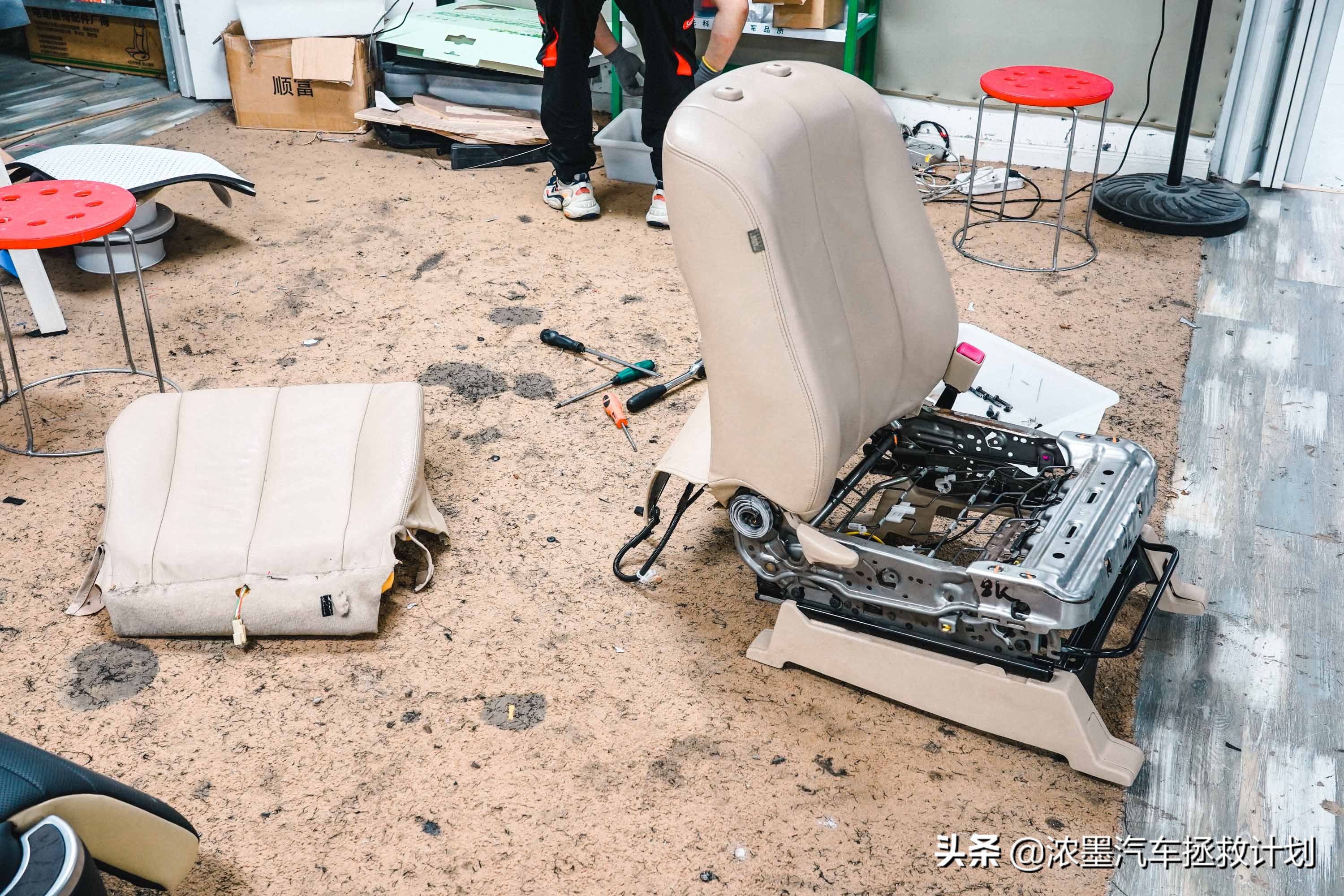 翻新整备修复丰田第一代普瑞维亚,一代情怀丰田普瑞维亚