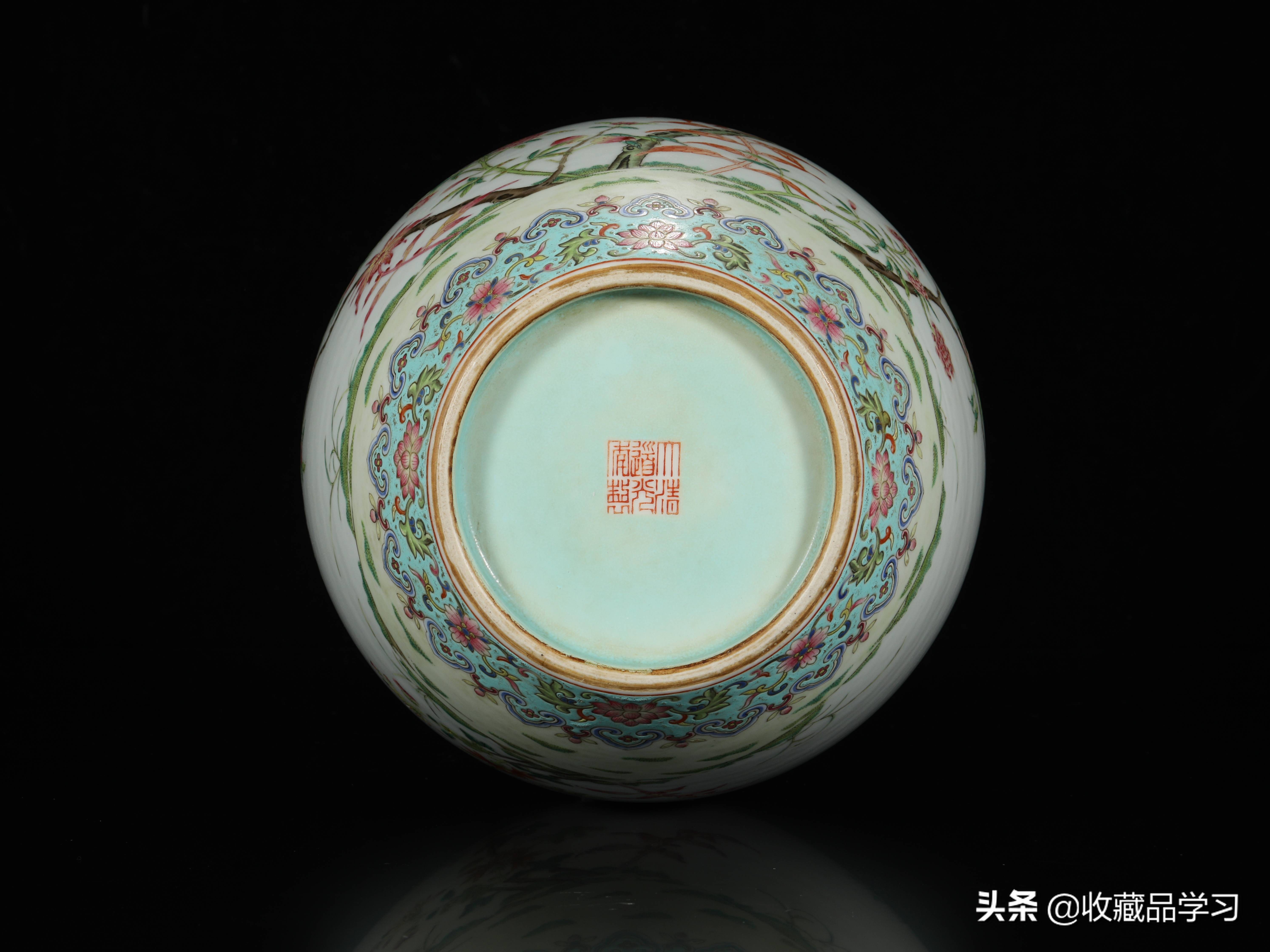 清代康熙青花山水瓷器,康熙雍正乾隆祖孙三代瓷器