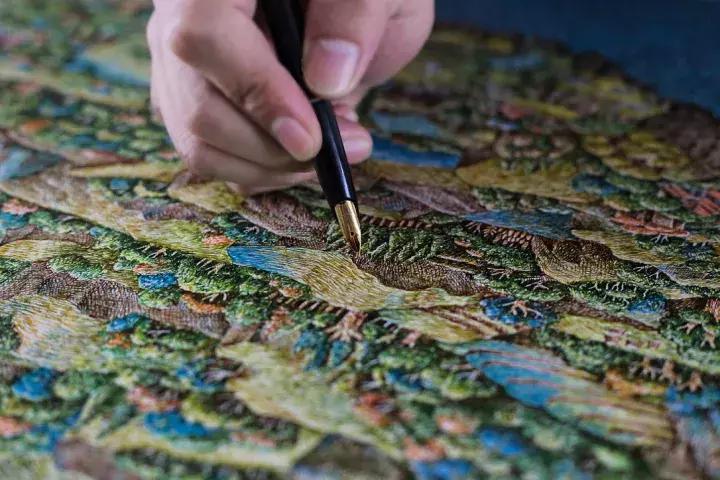 小央美水墨画作品欣赏,小央美人物画