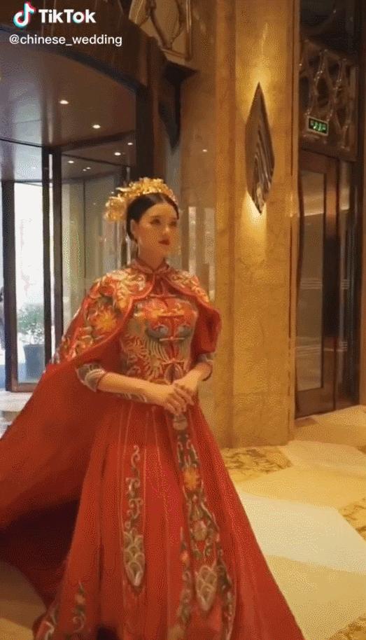 中式婚礼火了好多人观看,火遍全球的中式婚礼