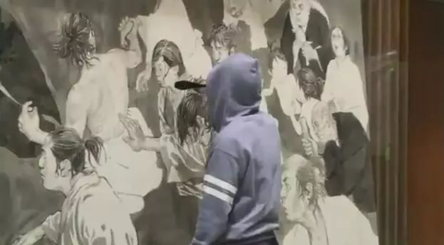 井上雄彦手绘灌篮高手大结局,井上雄彦灌篮高手作画视频