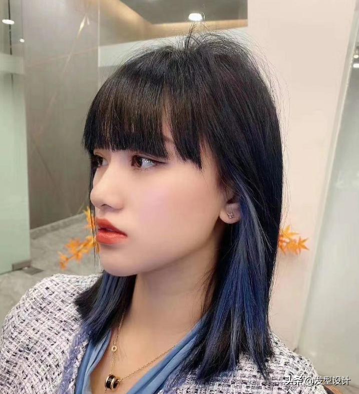 中长发发型免打理造型,中长发披发发型理发店