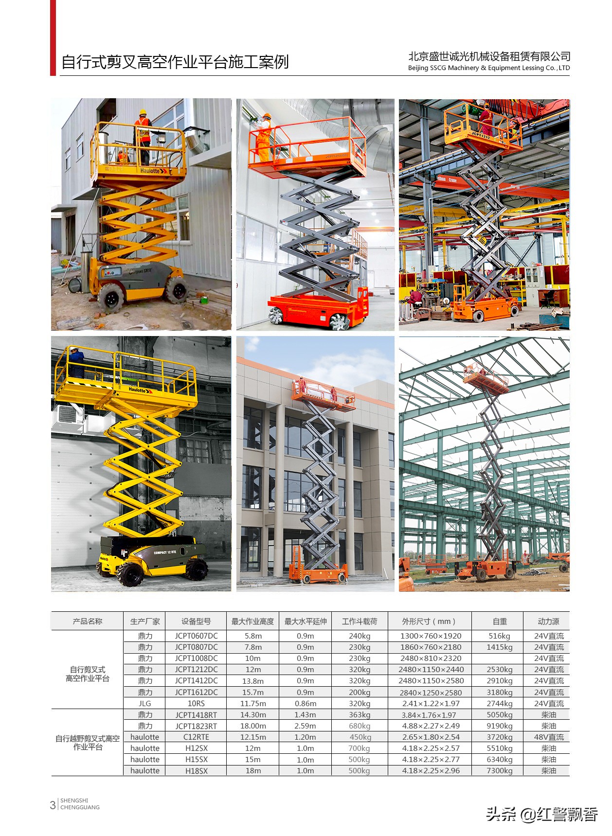 建筑行业最常见的高空作业平台有哪些？
