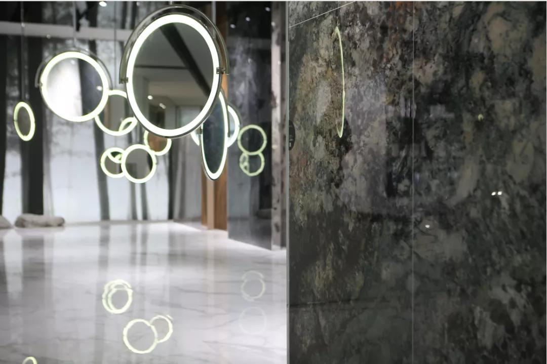 冠星王澜系列展厅效果,冠星王陶瓷佛山总部展厅