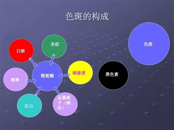 常见的色斑种类图文,脸部常见斑种类及图片