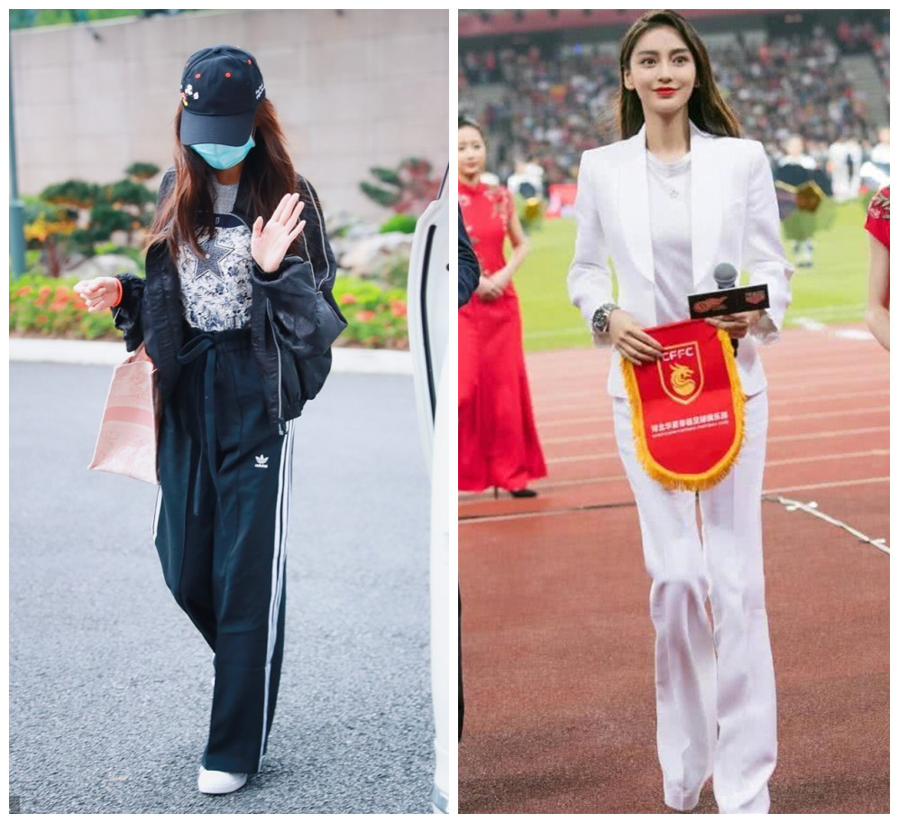 baby穿露脐装秒变小腰精,五五分假胯宽身材穿搭