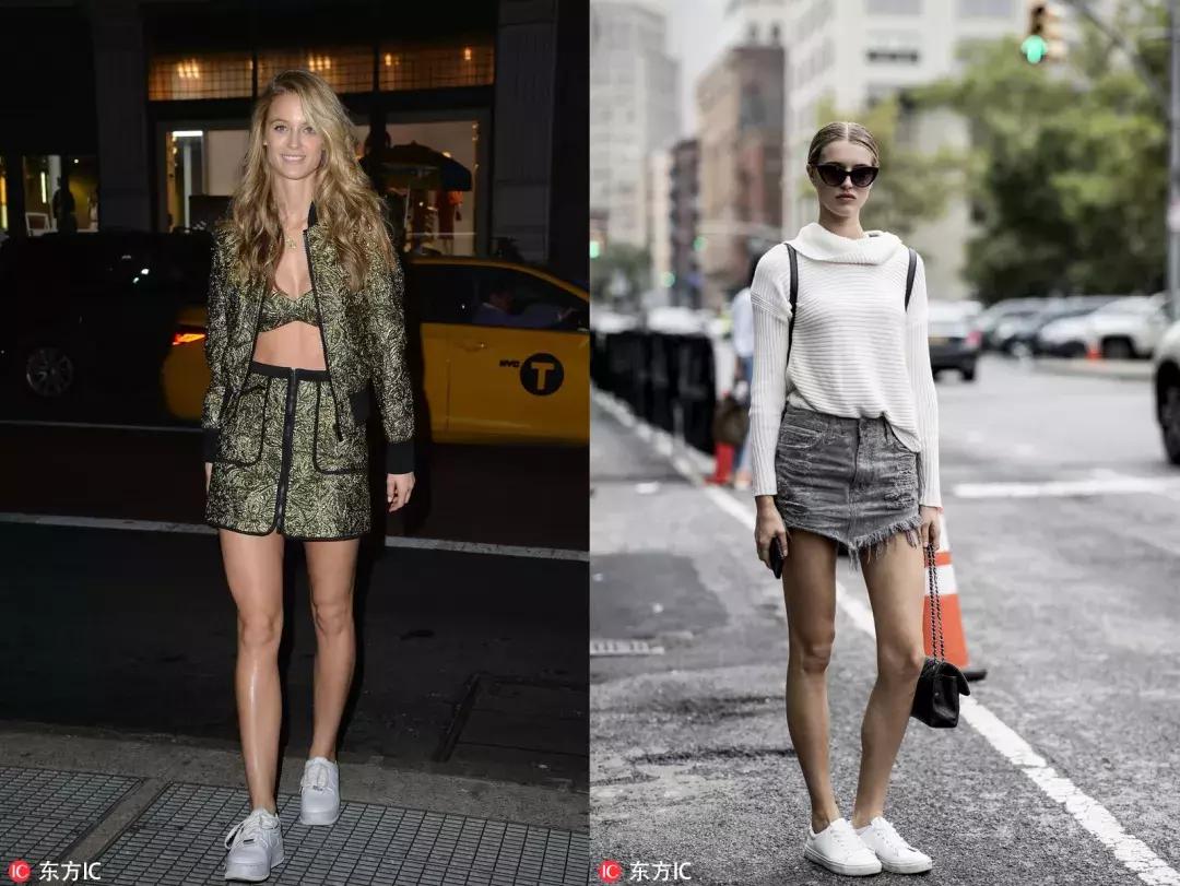 时髦就得穿高跟鞋？！nonono小白鞋也可以