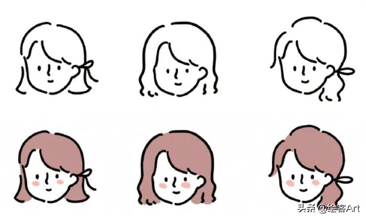 手绘画情侣头像ins高级质感,情侣头像双人ins高级质感手绘