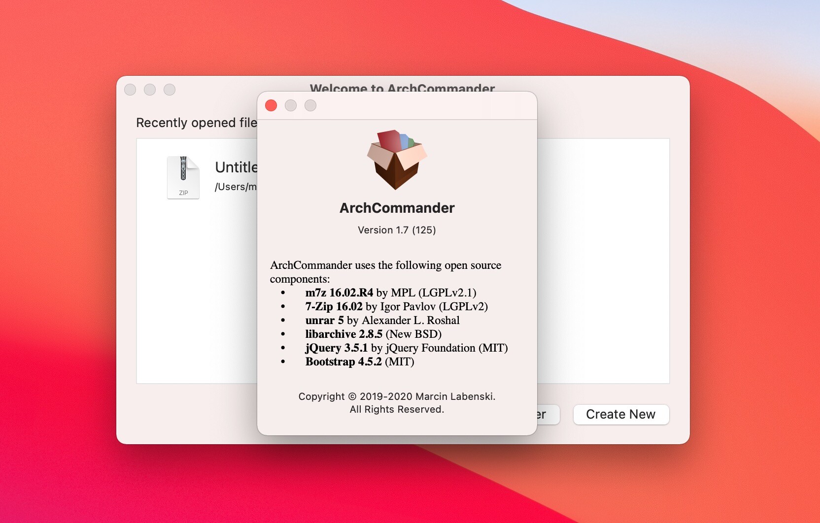 Mac版支持浏览档案，快速浏览档案文件在其他应用档案中开启档案