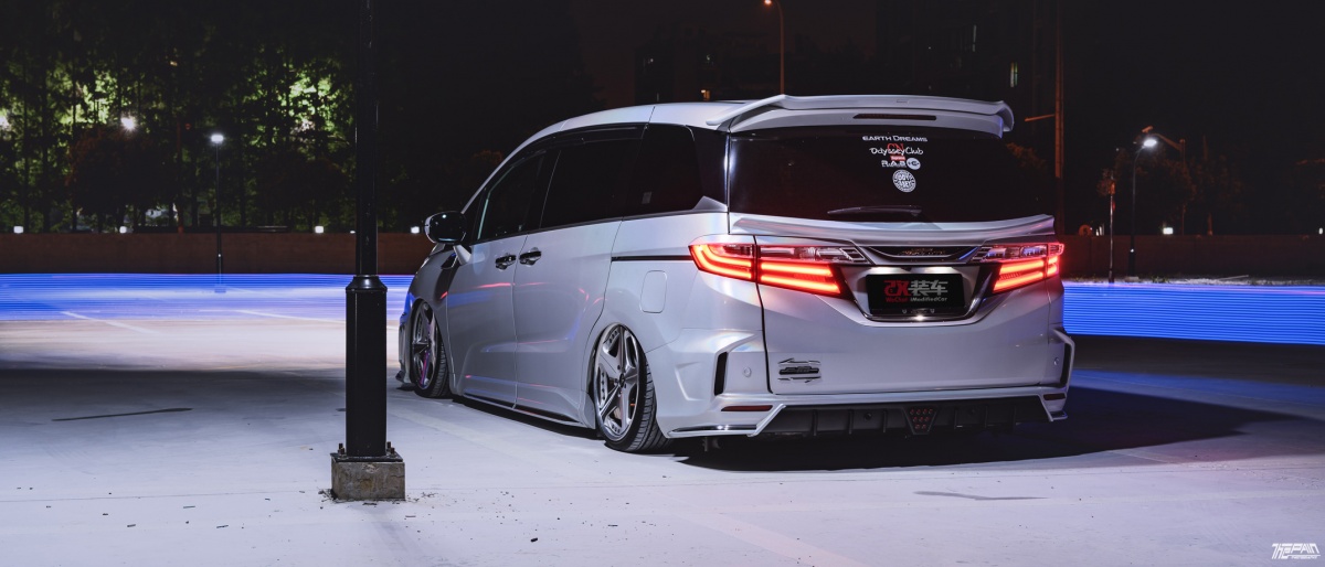 改装气动本田奥德赛视频,改装最帅的新款奥德赛