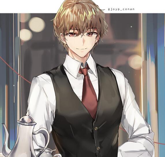 画师笔下的柯南，新一、基德等四大男神齐亮相，颜值无限接近满分