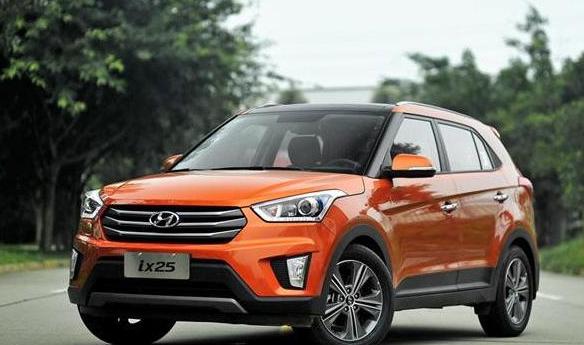 现代suv车型ix252017款图片,现代suvix25的油耗高吗