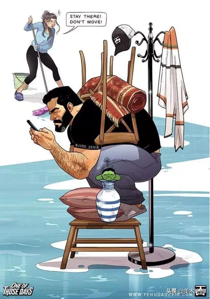 那个宠妻狂魔插画师又来秀恩爱了，这次是关于生孩子的……