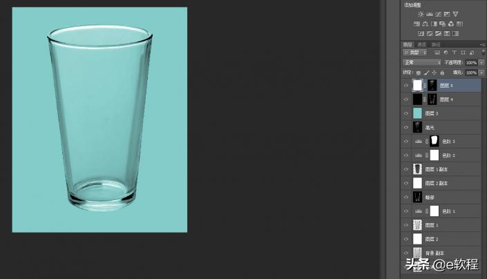 ps教程利用通道抠取透明的玻璃杯,ps怎么利用通道抠取透明物体