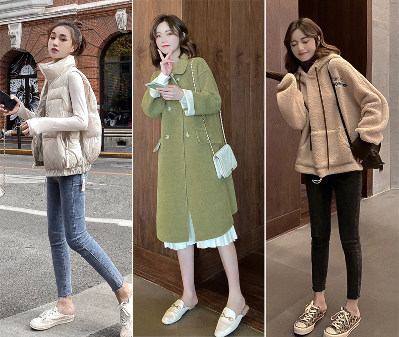 54套不同颜色的秋冬穿搭,54套韩系气质秋冬穿搭