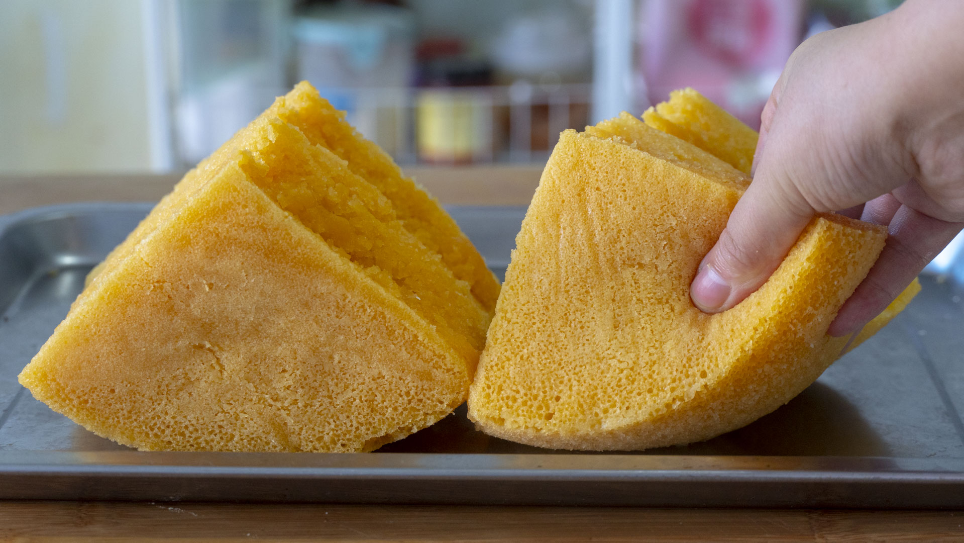 红薯发糕的简单做法不加酵母粉,红薯发糕做出来糯叽叽的