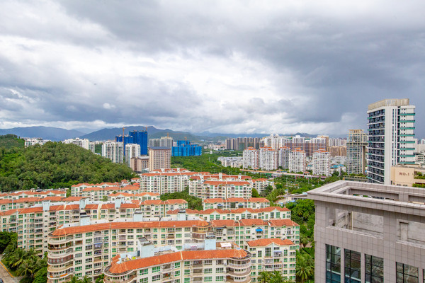 三亚无边泳池海景,三亚网红顶层180度独立无边泳池