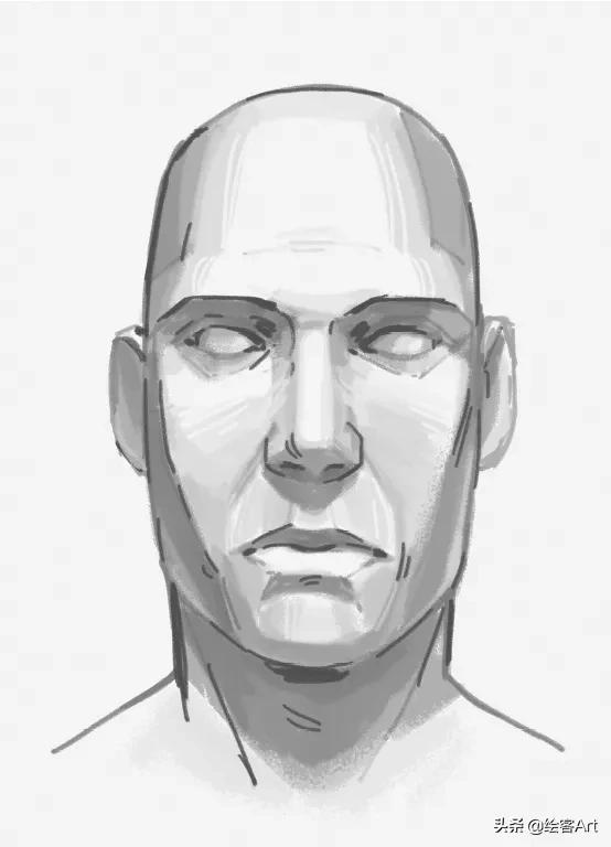 如何把立体图形画逼真,立体脸部画教程简单